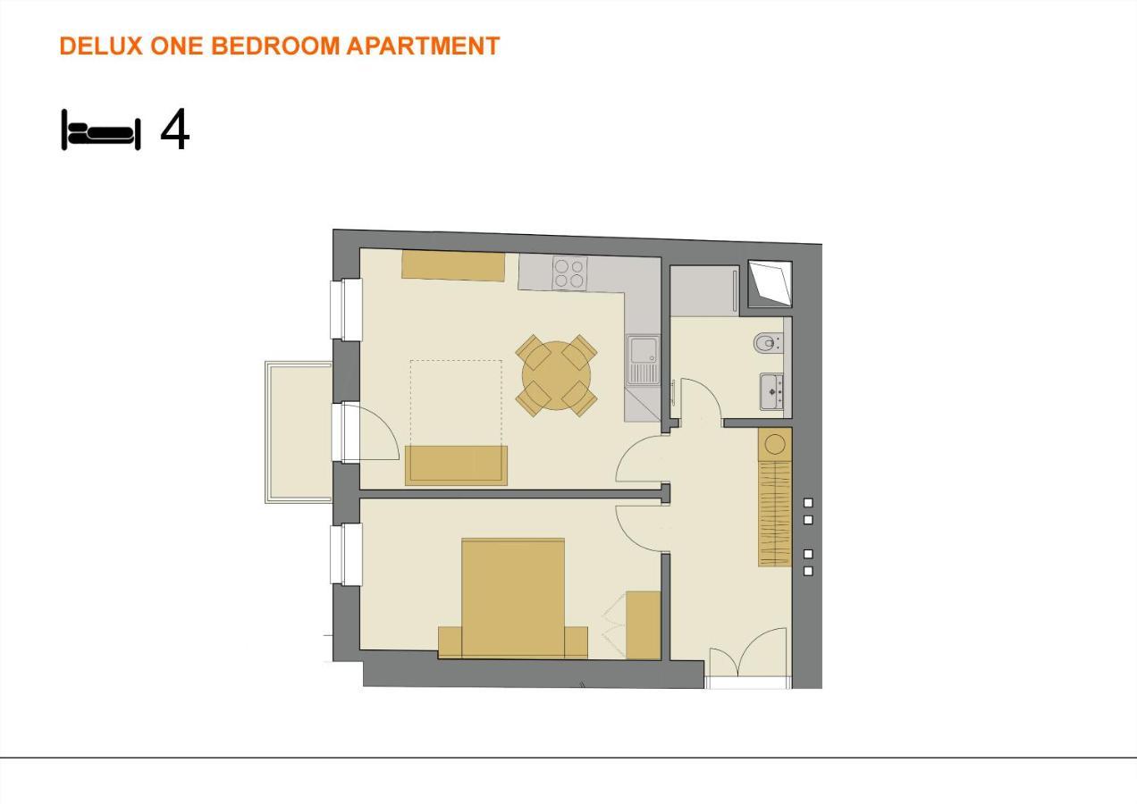 Downtown Suites Rubesova Prága Kültér fotó